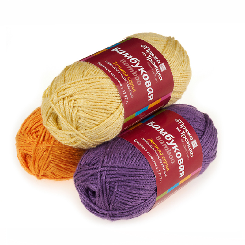 Троицкая пряжа "Бамбуковая" — ОАО "Троицкая камвольная фабрика"
