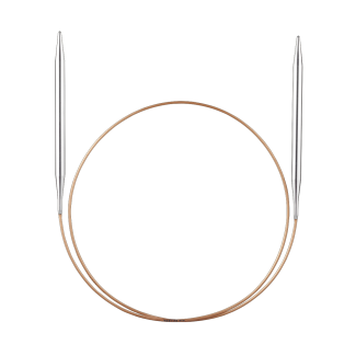Спицы круговые супергладкие никель №6,5 100см