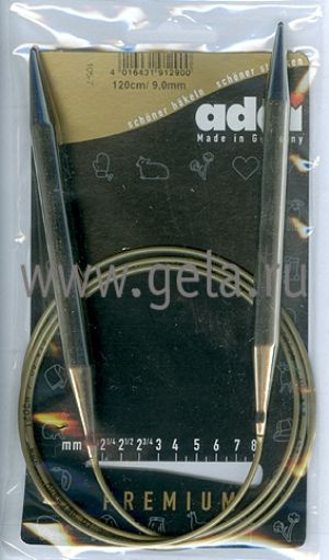 Спицы круговые супергладкие никель №9 120см